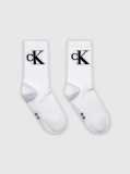 White 2 Pack Crew Socks  Women