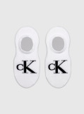 White 2 Pack Invisible Socks  Women