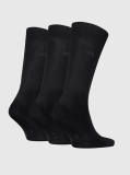 Black 3 Pack Classic Socks  Men