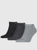 Grey 3 Pack Sneaker Socks  Men