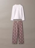 Pink Girls Pyjama Set - Icon Cotton Stretch  Girls