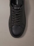 Black Leather Trainers  Men