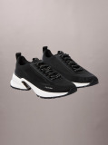 Black Trailblazer — Knit Mesh Runner Trainers  Men