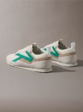 White CK KAY - Suede Runner Sneakers  Men