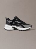 Black Knit Mesh Runner Sneakers  Men