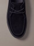Black Suede Hybrid Cupsole Lace-Up Shoes  Men