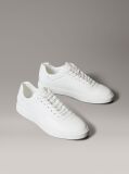 White Brooke - Leather Tonal Logo Trainers  Women