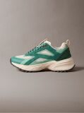 Green Knit Mesh Runner Sneakers  Women