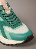 Green Knit Mesh Runner Sneakers  Women