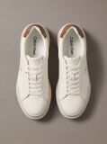 White Leather Durable Traction Chunky Trainers  Women