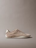 Beige Suede Hybrid Ballet Trainers  Women