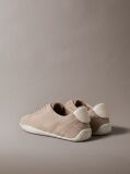 Beige Suede Hybrid Ballet Trainers  Women