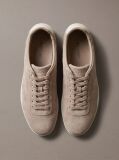 Beige Suede Hybrid Ballet Trainers  Women