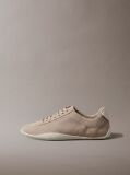 Beige Suede Hybrid Ballet Trainers  Women