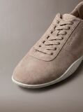 Beige Suede Hybrid Ballet Trainers  Women