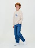 Beige Relaxed Logo Jumper  Boys