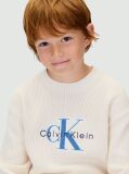 Beige Relaxed Logo Jumper  Boys