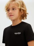 Black Cotton Jersey T-Shirt  Boys