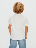 White Cotton Jersey T-Shirt  Boys