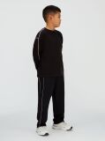 Black Relaxed Piping T-Shirt  Boys