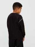 Black Relaxed Piping T-Shirt  Boys