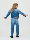 Denim Barrel Leg Logo Jeans  Girls