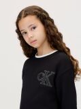 Black Sweatshirt Dress  Girls