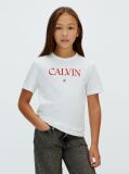 White Logo T-Shirt  Girls