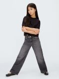 Black Boxy Logo T-Shirt  Girls