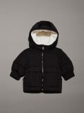 Black Newborn Hooded Puffer Jacket  Newborn