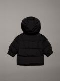 Black Newborn Hooded Puffer Jacket  Newborn