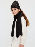 Black Kids' Scarf & Beanie Set  Kids Unisex