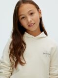 Beige Kids' Relaxed Hoodie  Kids Unisex