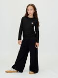 Black Kids' Long Sleeve T-shirt  Kids Unisex