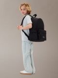 Black Kids' Nylon Backpack  Kids Unisex