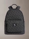 Black Kids' Monogram Logo Backpack  Kids Unisex