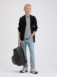 Black Kids' Monogram Logo Backpack  Kids Unisex