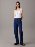 White Slim Monogram Cami Top  Women