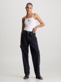 White Cotton Stretch Monogram Bodysuit  Women