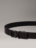 Black Reversible Leather Belt  Men