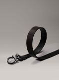 Black Reversible Leather Belt  Men