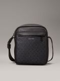 Black Logo Reporter Bag  Men