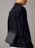 Black Logo Reporter Bag  Men