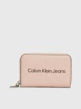 Pink Logo Zip Around Wallet  Women