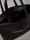 Black Large Slim Tote Bag  Women