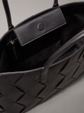 Black Woven Tote Bag  Women