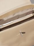 Beige Flap Backpack  Women