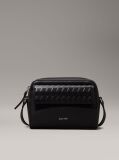 Black Quilted Crossbody Camera Bag  Women