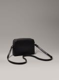 Black Quilted Crossbody Camera Bag  Women