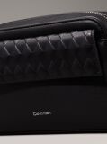 Black Quilted Crossbody Camera Bag  Women